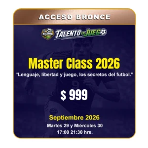 Master Class 2026 I Acceso Bronce
